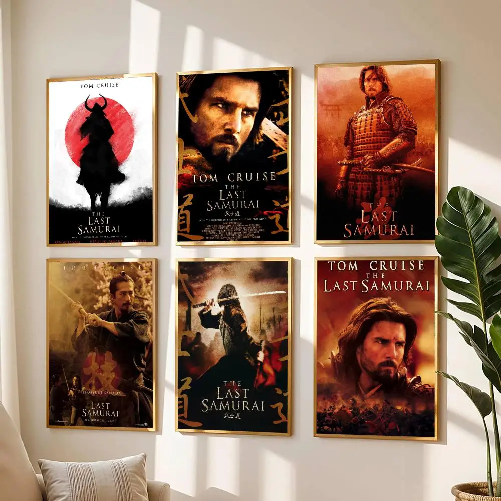 classic movie T-The Last Samurai-I Painting Calligraphy Boho Botanical Decor for Living Room  Elegant Home Style