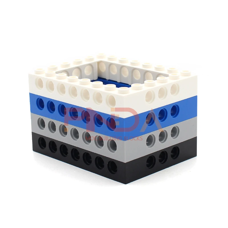 4pcs 32532 기술 벽돌 6x8 구멍 호환 Decool 빌딩 블록 로봇 어린이를위한 클래식 교육 장난감