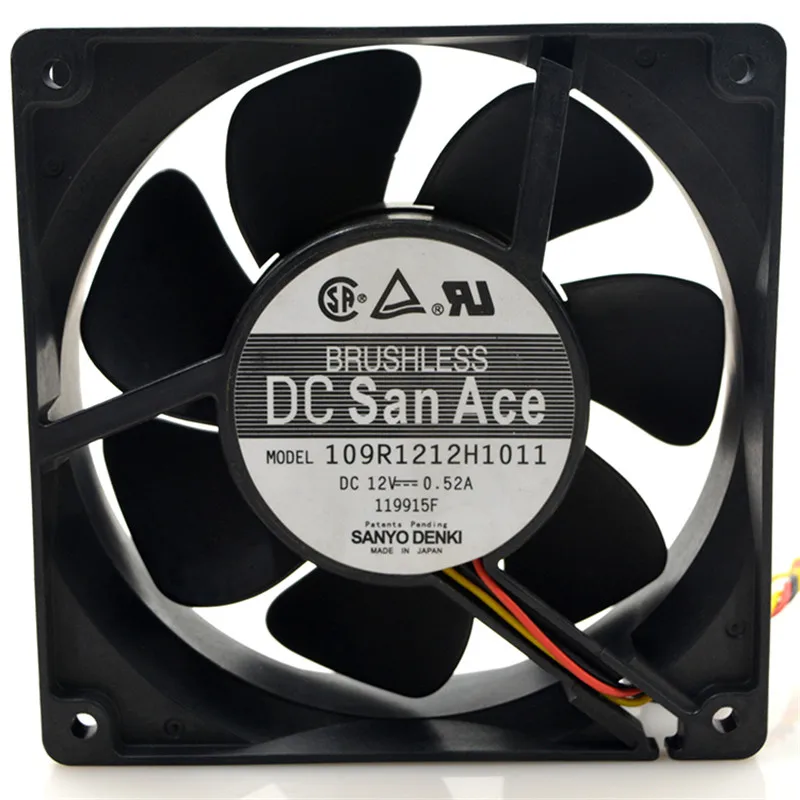 

for Sanyo San Ace 109R1212H1011 DC 12V 0.52A 12cm 12038 120x120x38mm