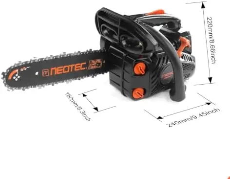 58CC Gas Powered Chainsaw 18 20 Inch Bars Chain Ergonomic Chainsaw Chain Brake Anti-Vibration System, 2-Cycle Petrol