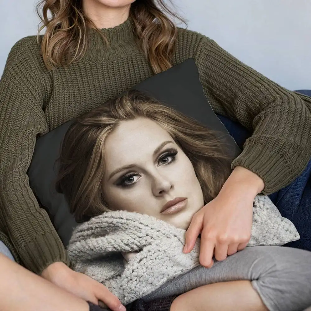 Hot Singer Adele 30 cushion cover soft Pillow Case for Sofa Living Room Home office Decor Protective Covers