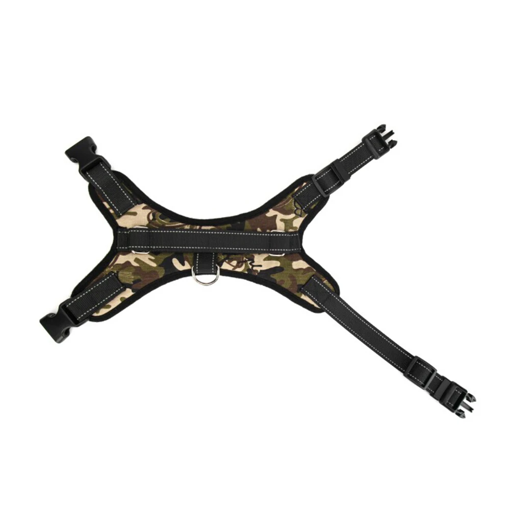 

Camouflage Dog Harness Oxford Cloth XL Size Quick Release Buckle D Ring Comfortable Walking Control Pet Accessories Medium Large