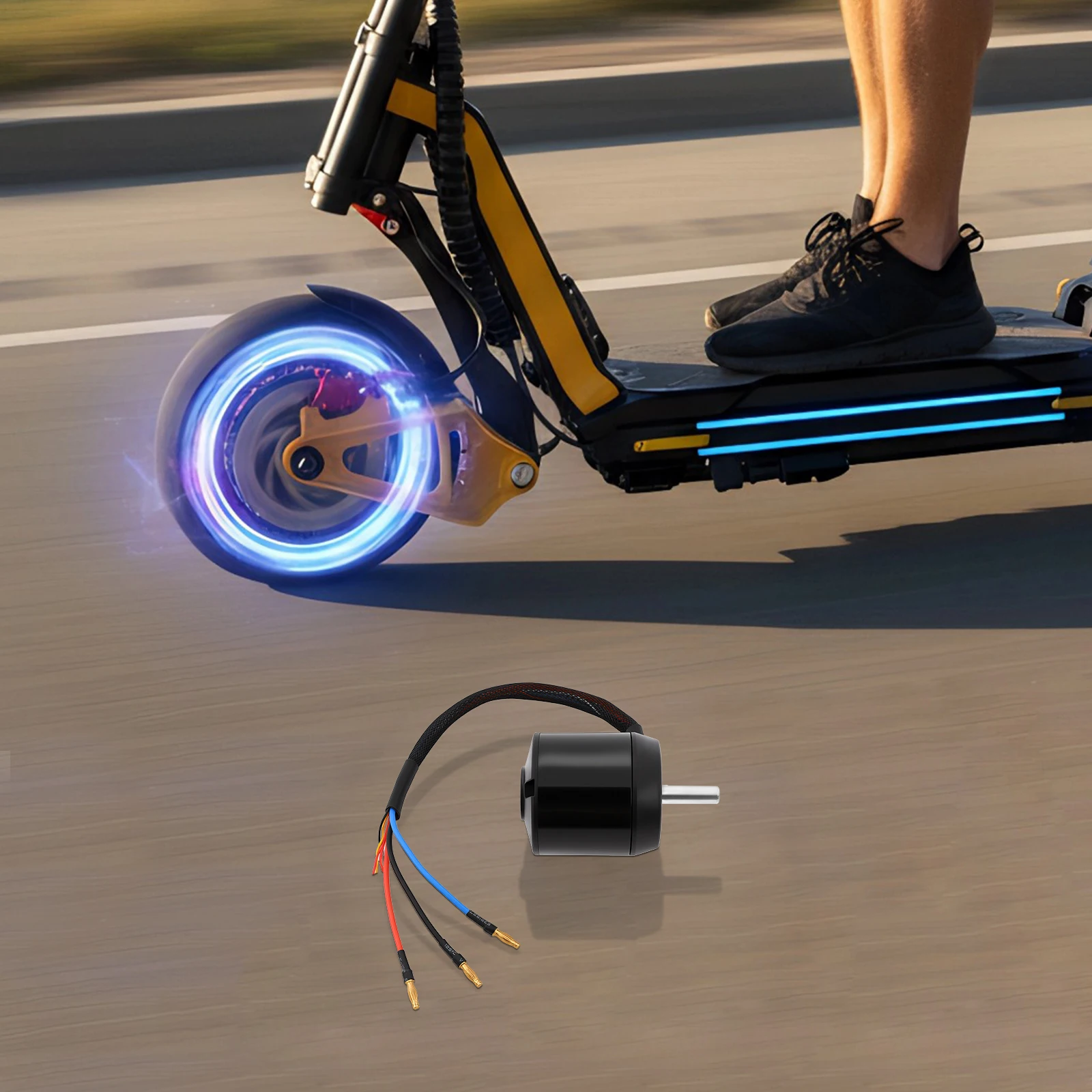 

2300W Electric Balancing Scooter Brushless Motor 170KV High Power Scooter Motor Replacement Parts for model aircraft, scooters, twisting bikes, bicycle boosters