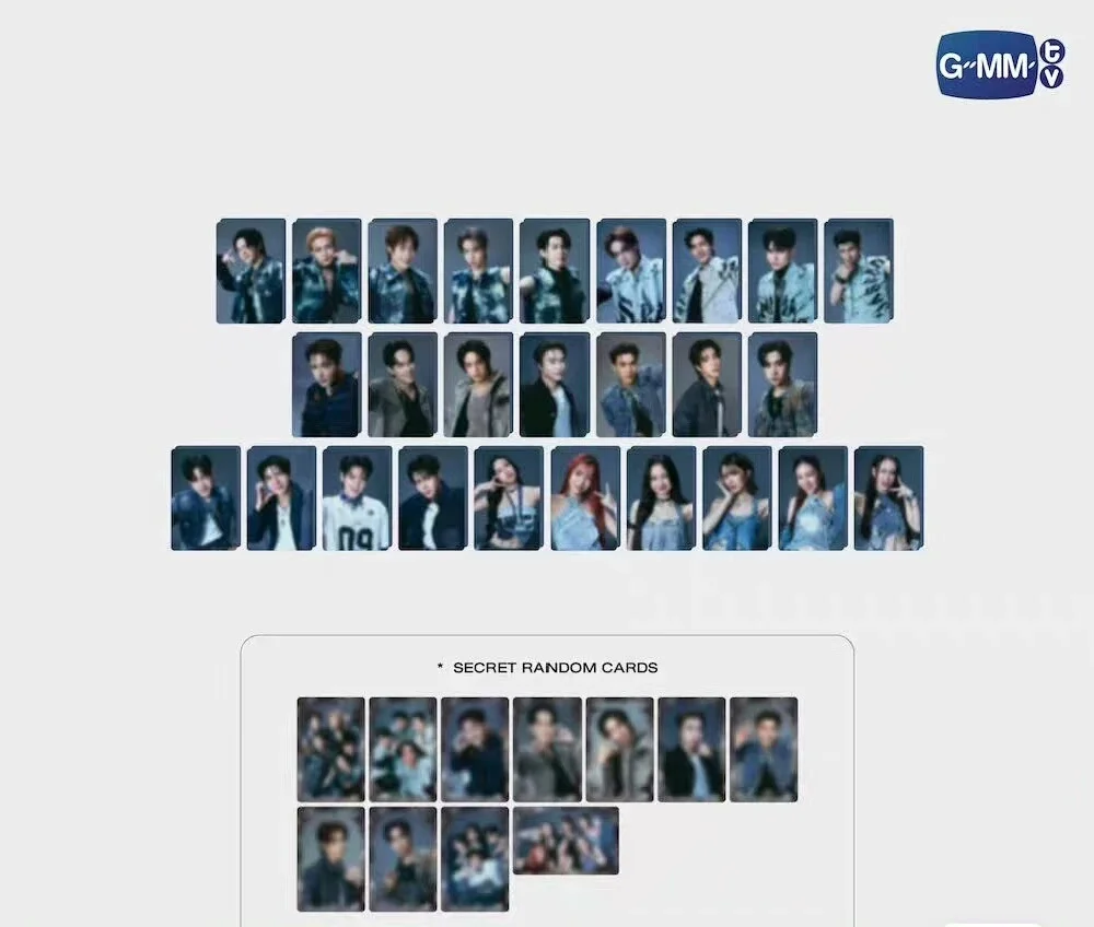 2026 New Official Gmmtv Thai Star Pondphuwin Pond Phuwin Lykn Perthsanta Felizz Riser Concert Collectible Random Card