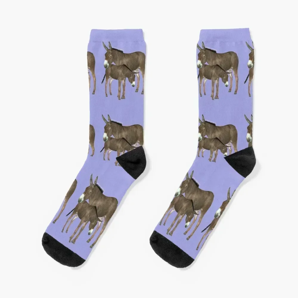 

Donkey Mare and Foal Socks christmas gifts Heating sock gym Male Socks Women's