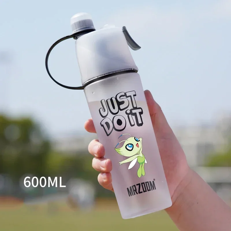 

Pokemon 600mL online celebrity male and female students outdoor cute cartoon sports portable spray cup essential in summer