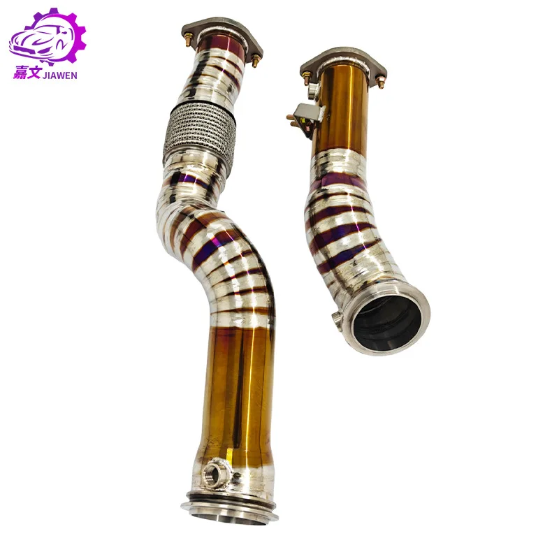 Suitable for B MW M3G80 M4G82 M2G87 S58 3.0T high quality racing cat back titanium alloy exhaust pipe