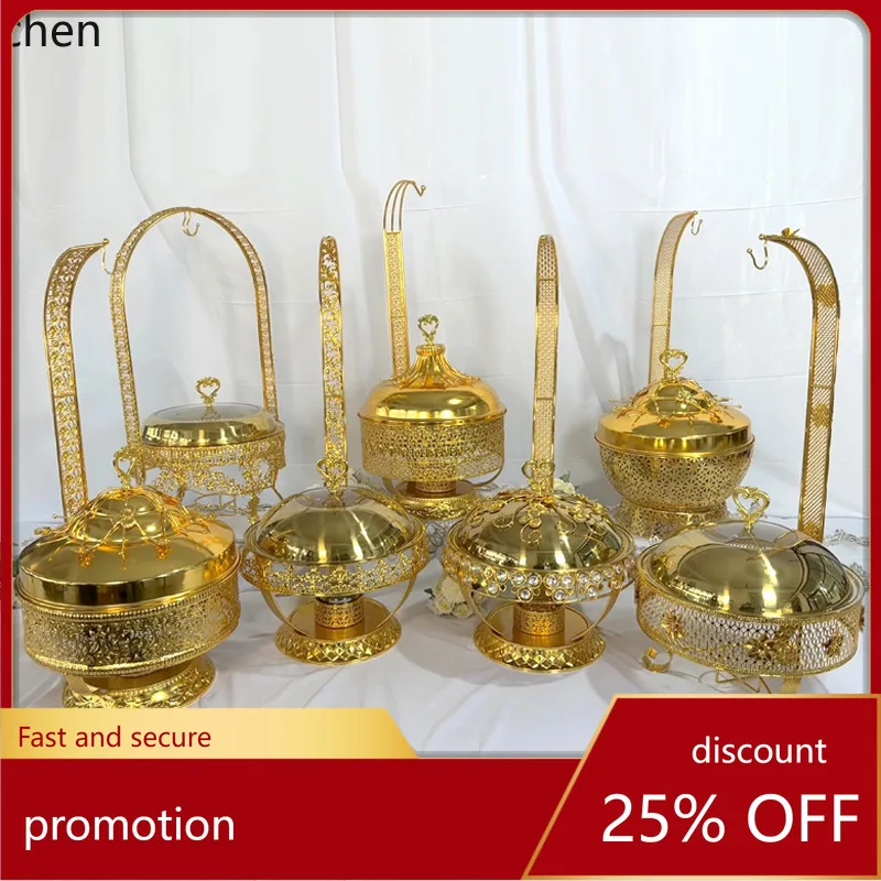 

Hxl golden dining stove metal craft buffet stove