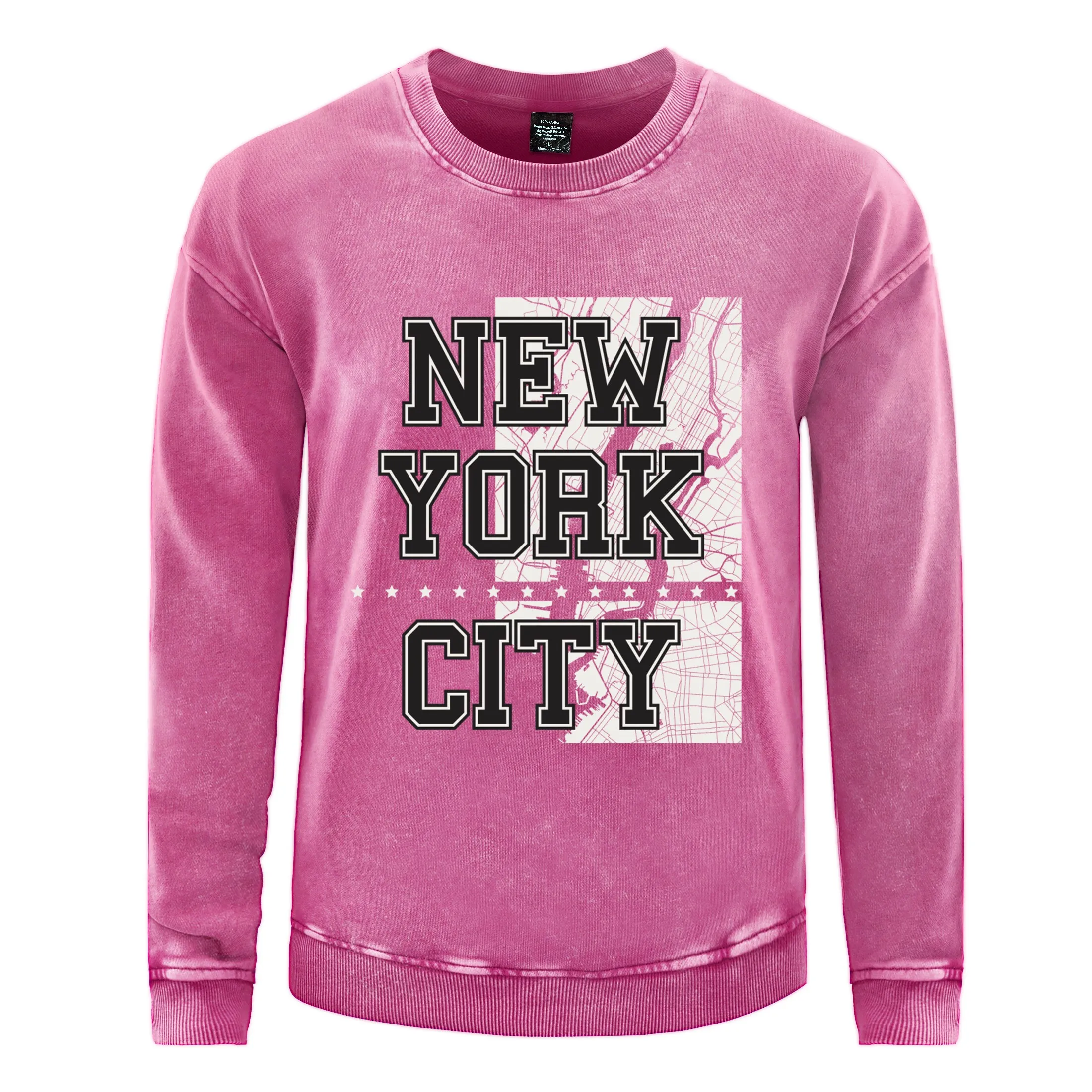 New York City Letter Print Man - High Street Fashion New York 评论和价格