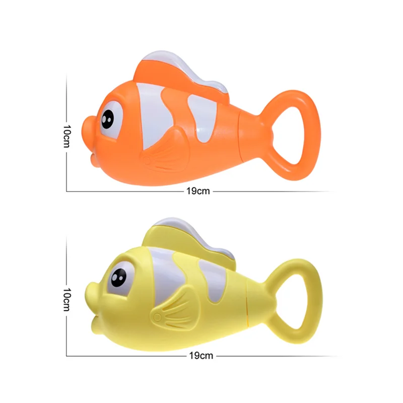 Kids Summer Outdoor Toys Clown fish spray Water Gun Game Toy Kid Pumping Lightweight Portable Water Spray Beach Swimming Toy