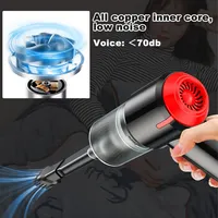 9000Pa 4-In-1 Wireless Air Blower Home Handheld Air Duster Mini Cordless Keyboard Car Vacuum Cleaner Portable Cyclonic Suction