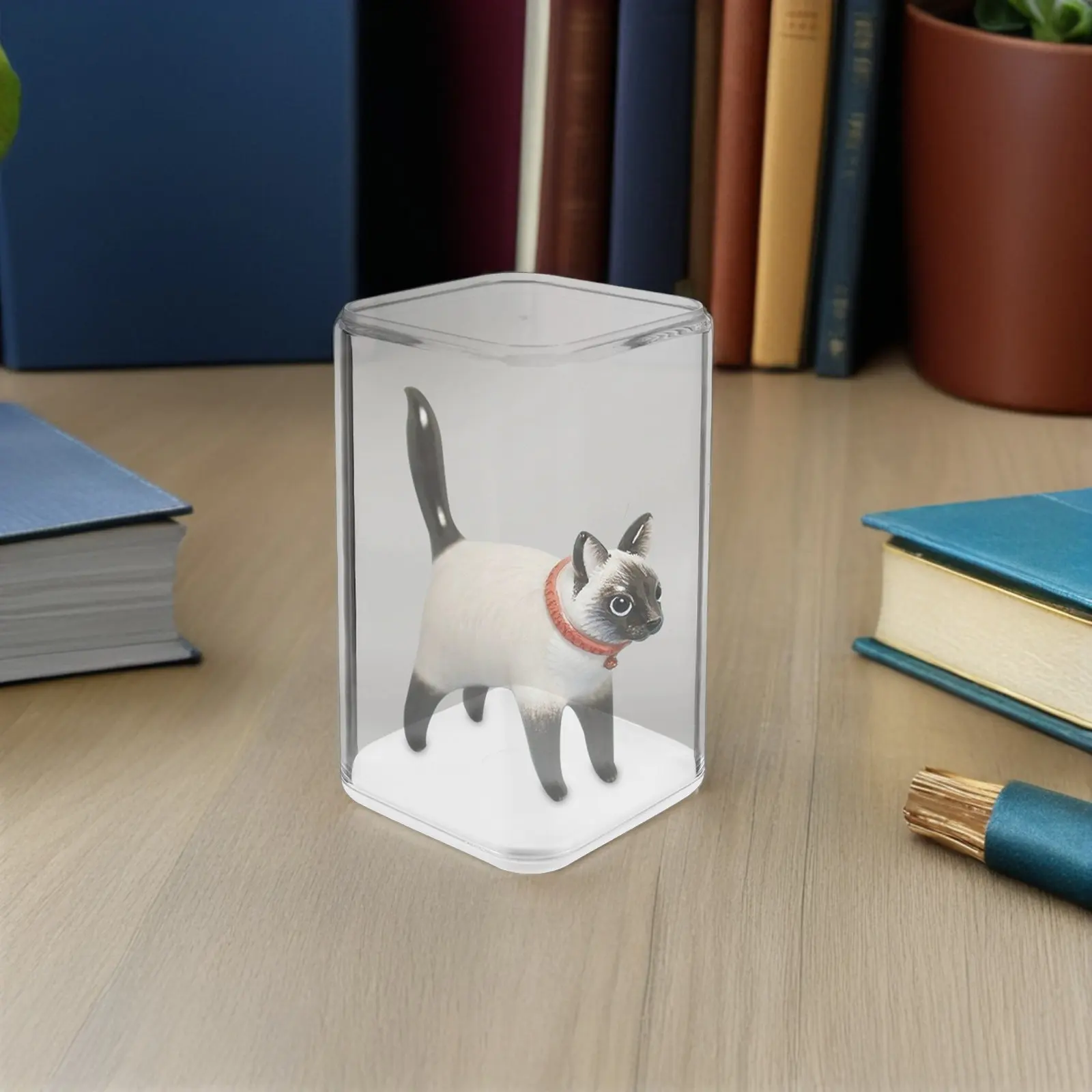4Pcs Clear Transparent Action Figure Display Box Mini Stackable Showcase Storage Organizer Display Cabinets