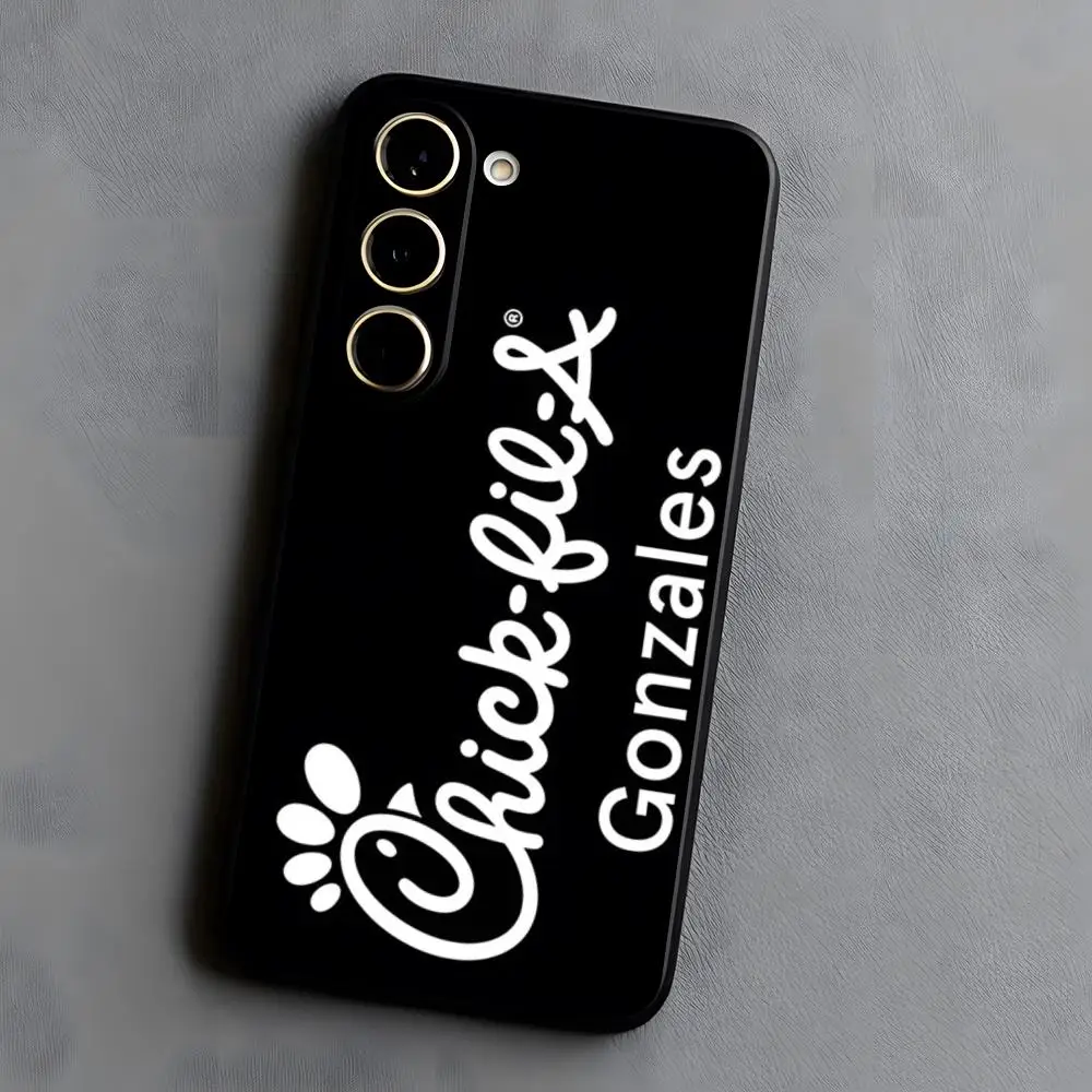 

Chicken Burger Chick-fil-a Phone Case for Samsung A16 A26 A36 A56 A15 A25 A35 A55 A14 A34 A24 A54 A12 A23 A53Black soft shell