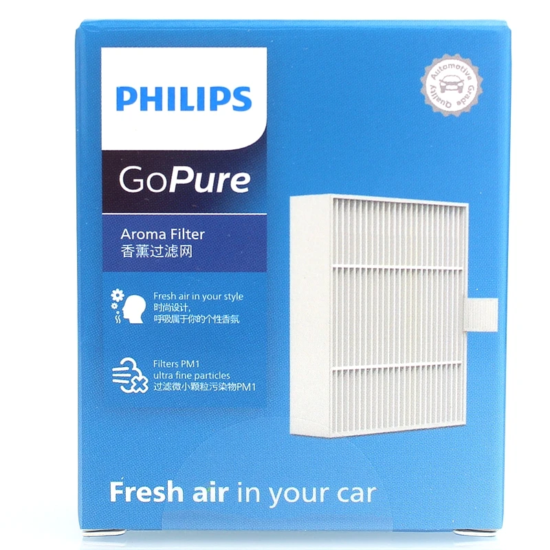 Philips GoPure vervangingsfilter voor GoPure Style 3000-serie auto-luchtreiniger S3601 en S3602 SNF60 GAF60