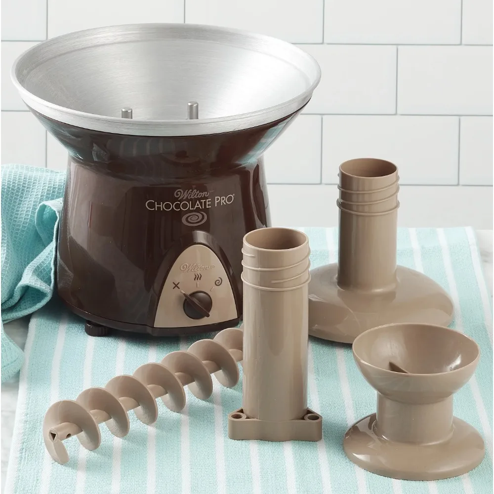 Fuente de Chocolate y Fondue-diseñada para mantener el Chocolate derretido para un tratamiento fácil de inmersión, 3 niveles, capacidad de 4 lb.