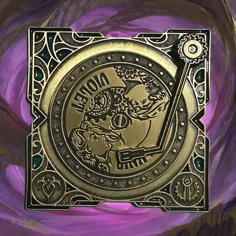 

Оловянный значок Jinx&Vi, значок Arcane, оригинальная оригинальная упаковка, абсолютно новая