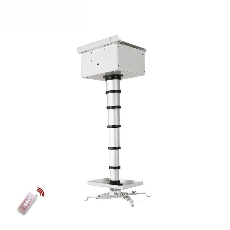 Conference video camera projector electric lift hanger projector remote control lift telescopic single rod frame