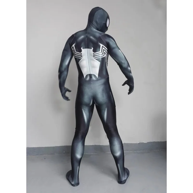 Kostium superbohatera dla dorosłych i dzieci, kombinezon Venom Symbiote Zentai Cosplay, drugi futrzany garnitur, kombinezon imprezowy, nowość