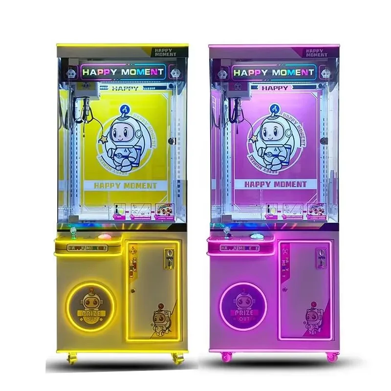 Commercial Arcade Stacker Prize Dispenser, Claw Crane Automatic Toy Vending Game Machine
