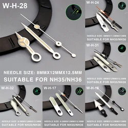 SUB Watch Hands Watch Needles Fit NH35/NH36 Movement Green Luminous Watches Modification Accessories