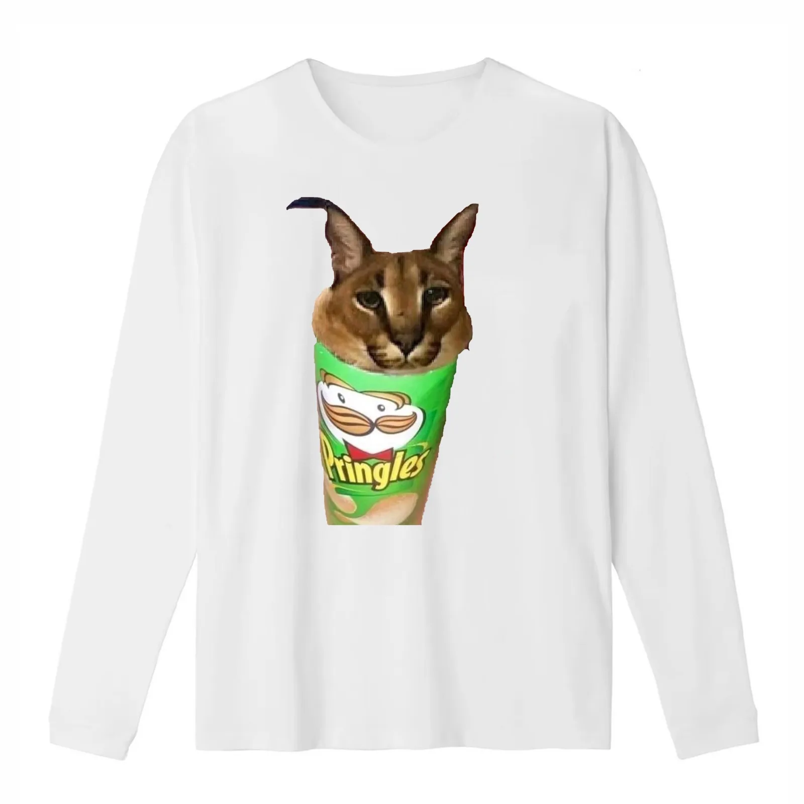 floppa meme funny T-Shirt Summer Casual Cotton Tee Oversized Streetwear Tops Vintage Graphic Print Loose Fit Short Sleeve