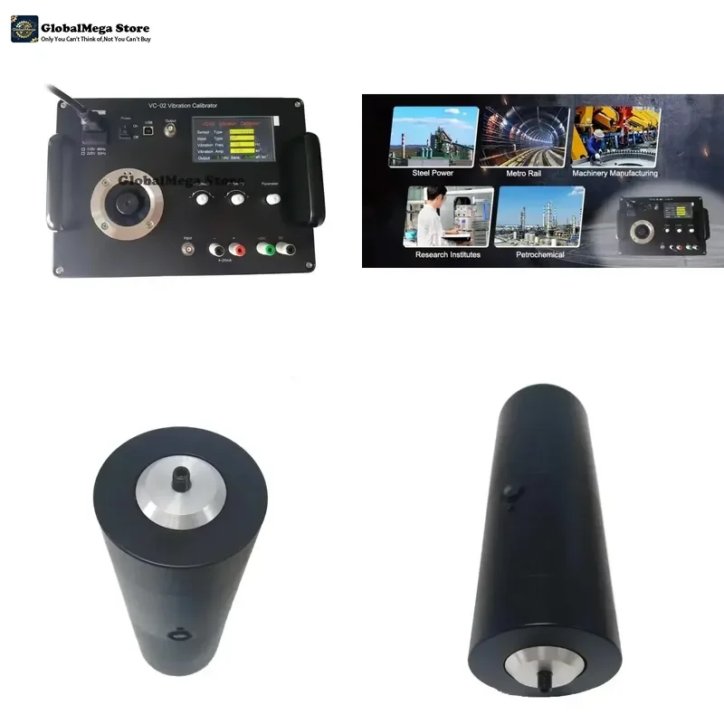Acceleration Displacement Sensor Transducer Sensitivity Vibration Amplitude Portable Vibration Calibrator Transmitter
