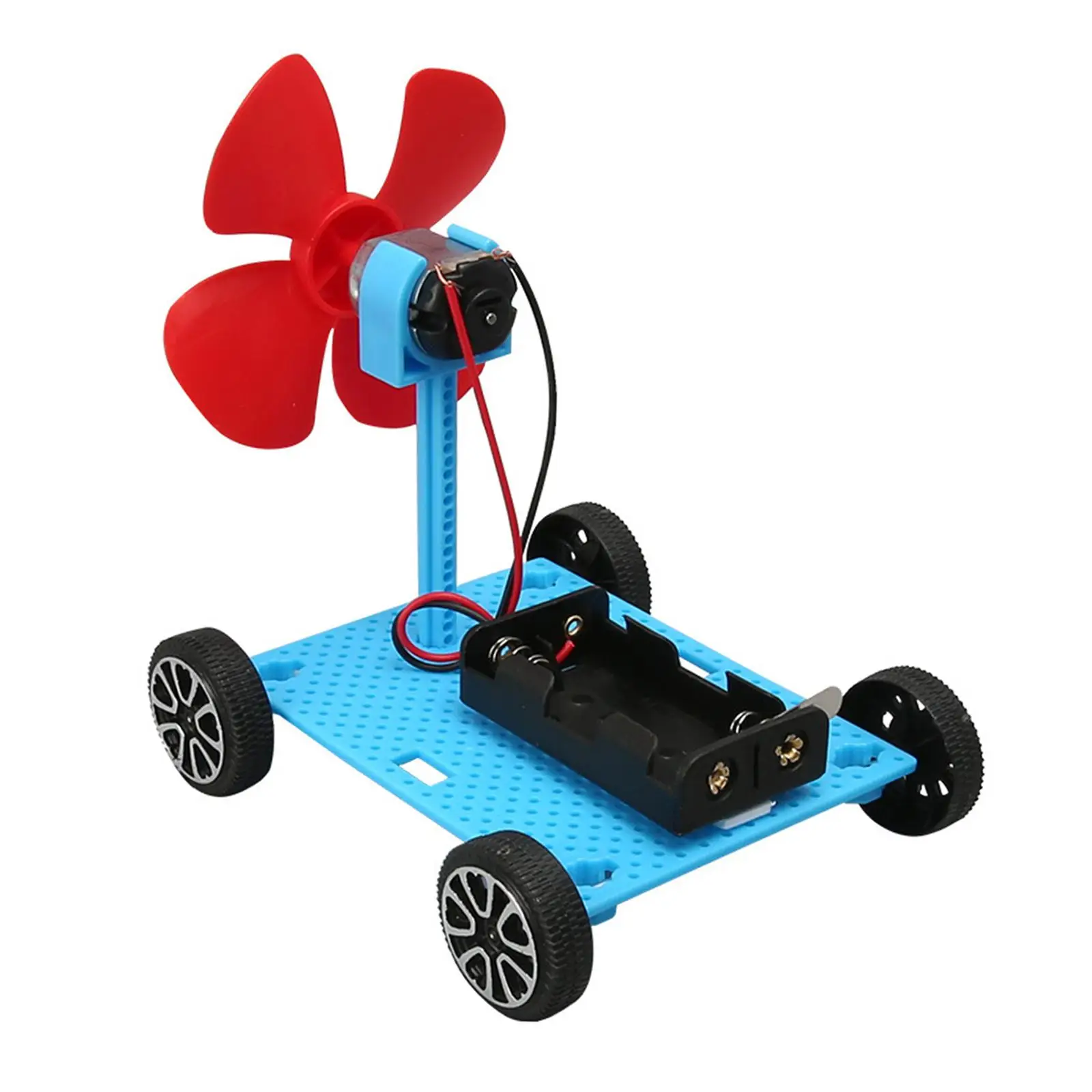 Fai da te Wind Power modello di auto giocattolo Stem Kit Kit di costruzione fisica migliora i bambini scienza conoscenza regali per ragazzi di 8 anni