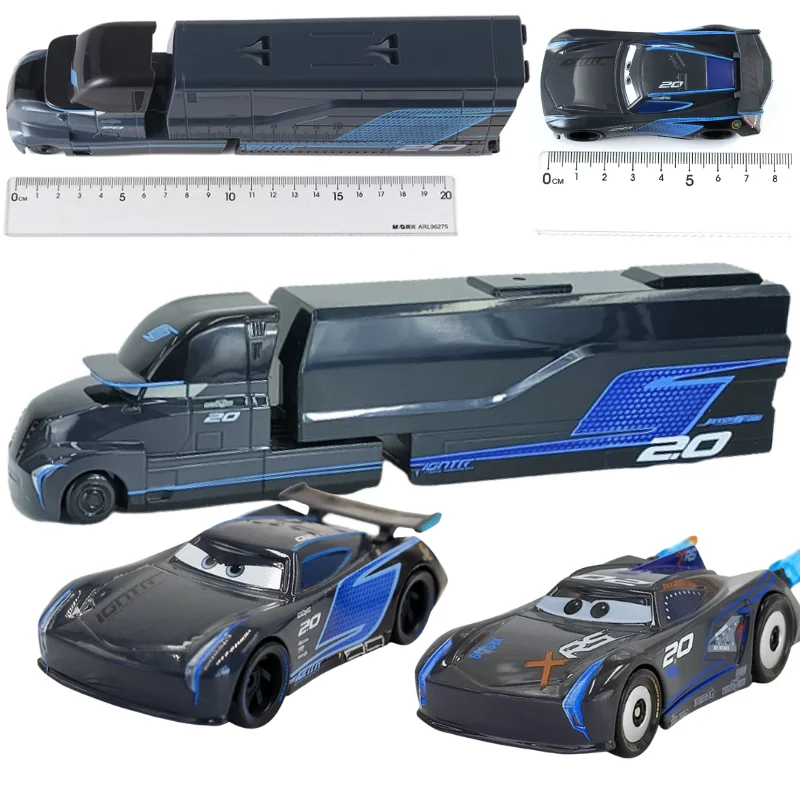 Pixar Cars Truck Model Car Transport Vehicle Die-Cast Container Trucks Jackson Storm Mack Racing Toys Birthday Gifts Collectible