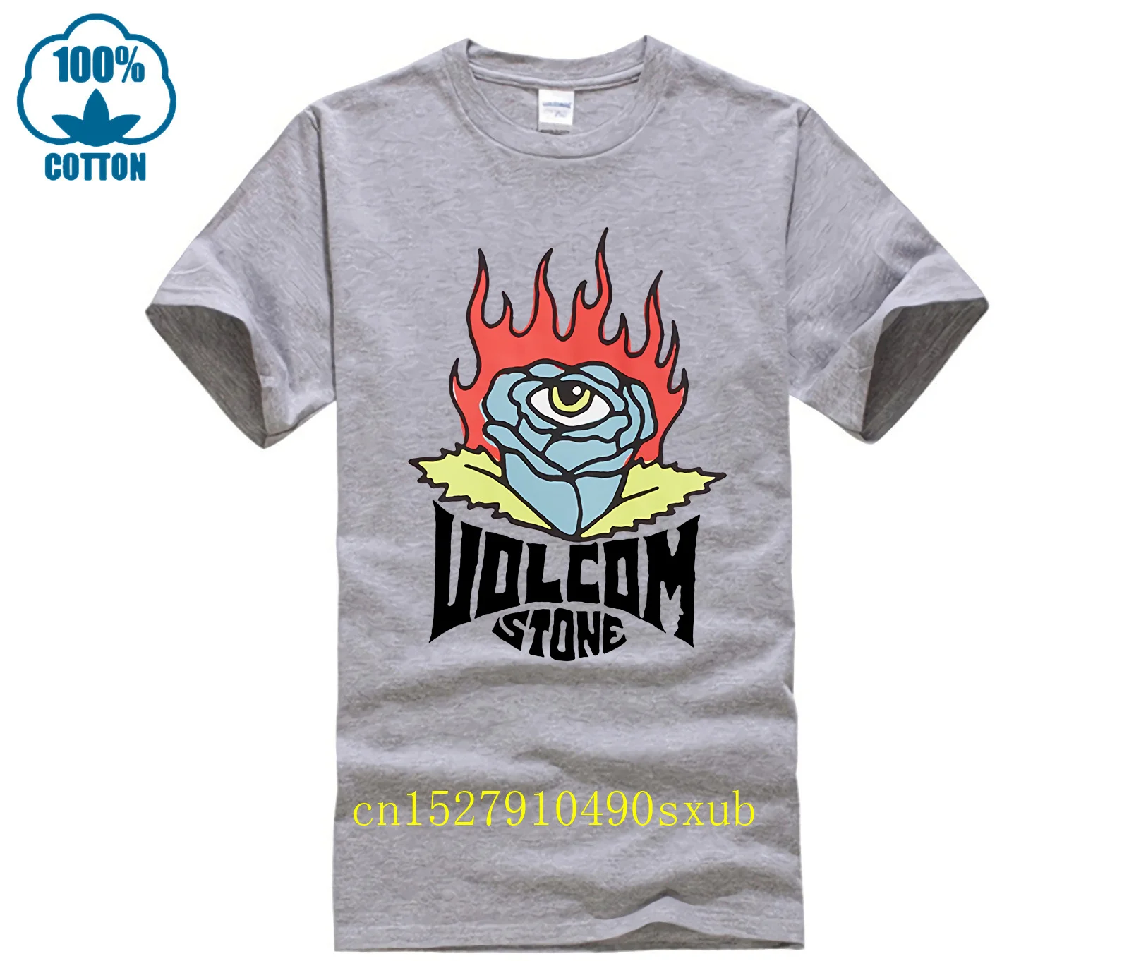 volcom roseye short sleeve crew neck t shirt