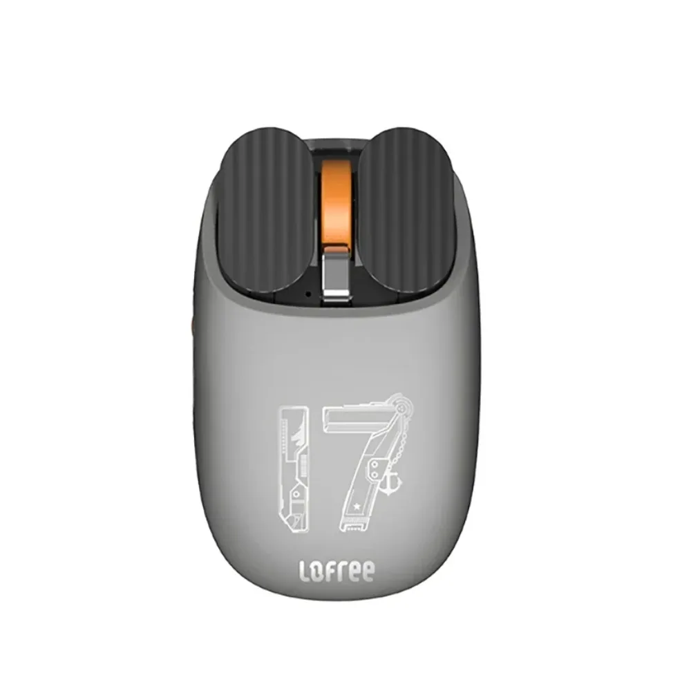 

Lofree Shandong Aircraft Carrier Mouse 2-Mode Wireless Bluetooth/2.4G Ergonomics Cute Gaming Office Mice 3600DPI