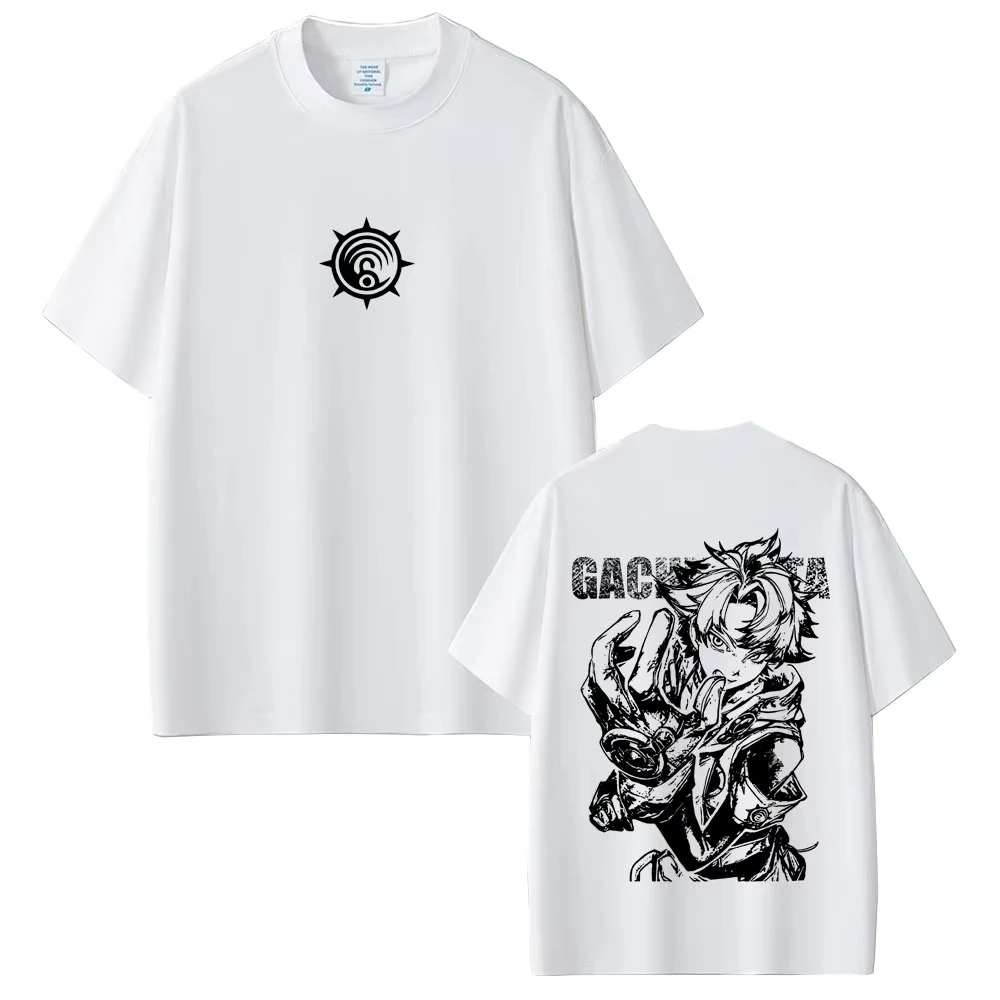 Anime Gachiakuta Ludo Merch T-shirt Men Women Casual Oversized Cotton Short Sleeve Tshirt Male Cartoon Manga T Shirts Streetwear