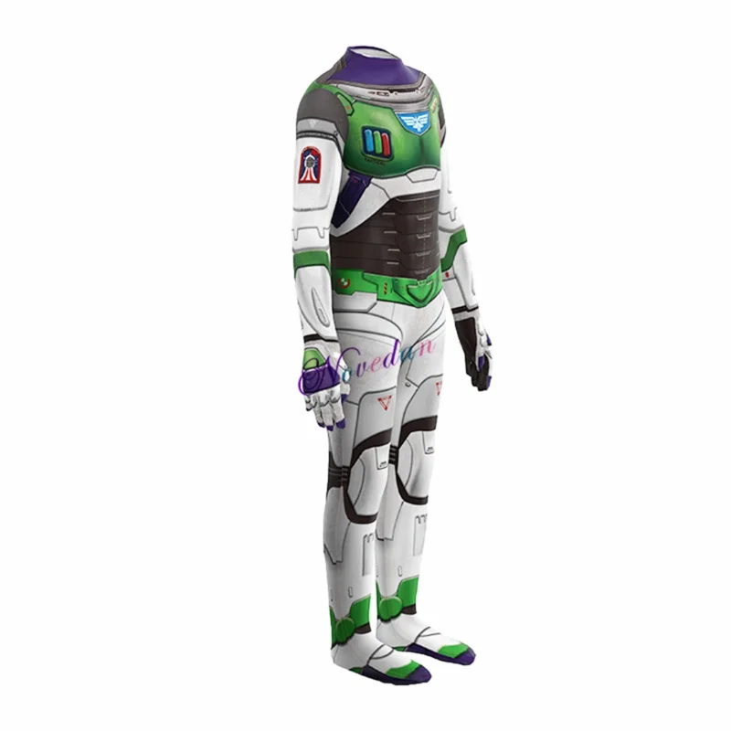 Buzz Lightyear Costume Men Adult Kids Cosplay Halloween Bodysuit Jumpsuit Carnival Party Fancy Dress Suit