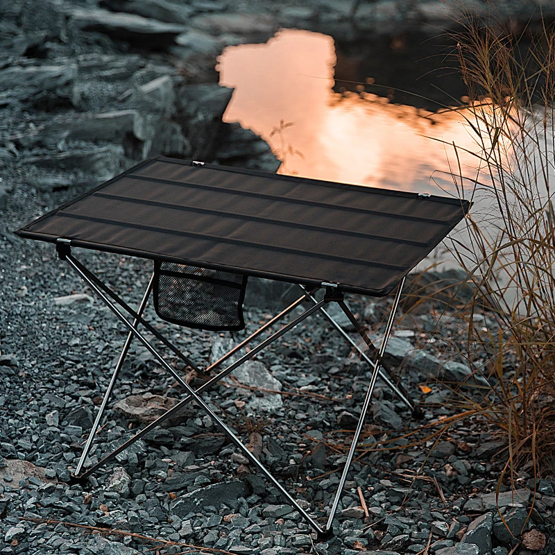 

Outdoor Folding Table Camping Table Multi functional Beach Hiking, Mountaineering Fishing Picnic Folding Table Camping Supplies