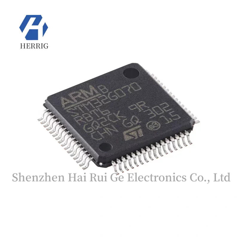 

Original STM32G070RBT6 LQFP-64 ARM Cortex-M0 32-bit Microcontroller-MCU