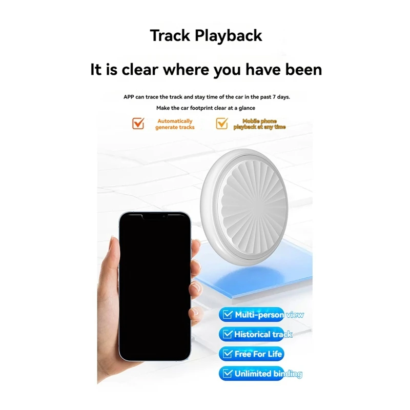 Bluetooth GPS Tracker Global Positioning Finder Smart Anti-Lost Alarm, Reminder, Positioning Device B