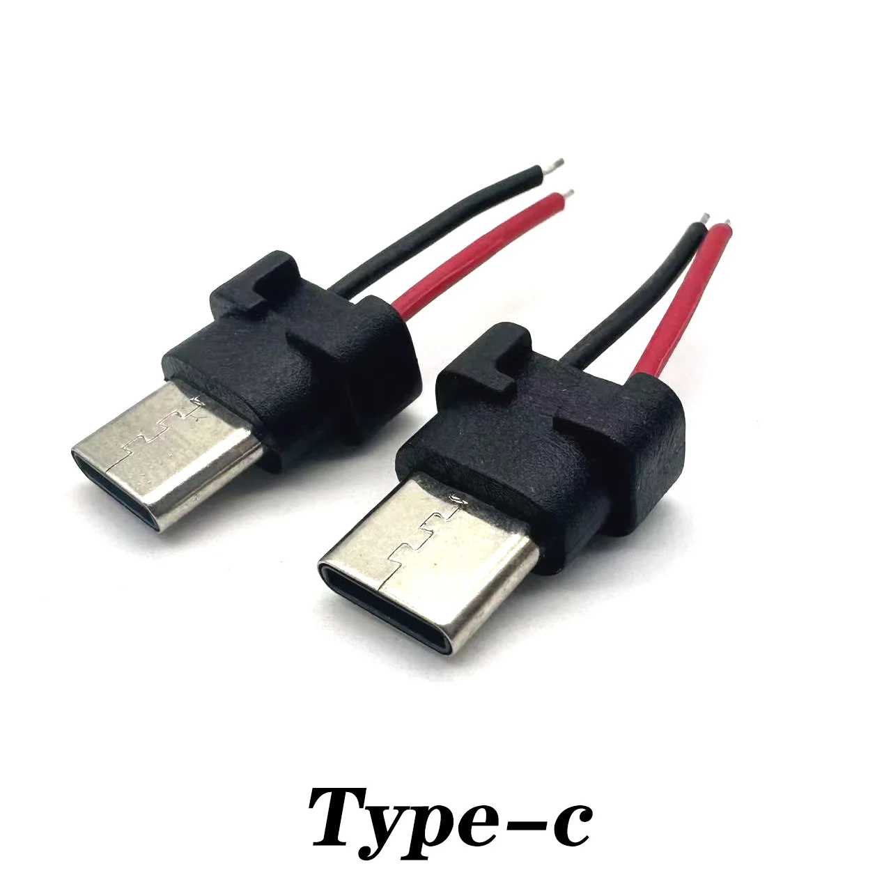 

100pcs connector type-C male 2p welding wire waterproof strip connector charging dedicated interface