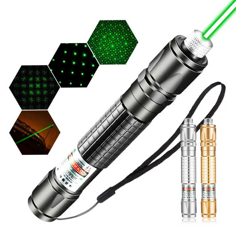 (No battery)Laser Light Pointers 532nm green 10000m Red 650nm Focusable Burn Match Hunting Accessories Cat Toy Lazer Torch