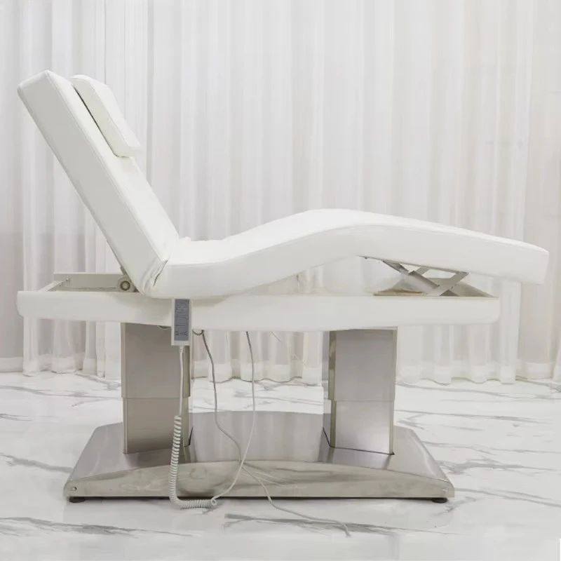 Factory Custom Luxury Beauty Salon Furniture Lash Extension Bed 4 Motors Facial Spa Electric Massage Table Bed