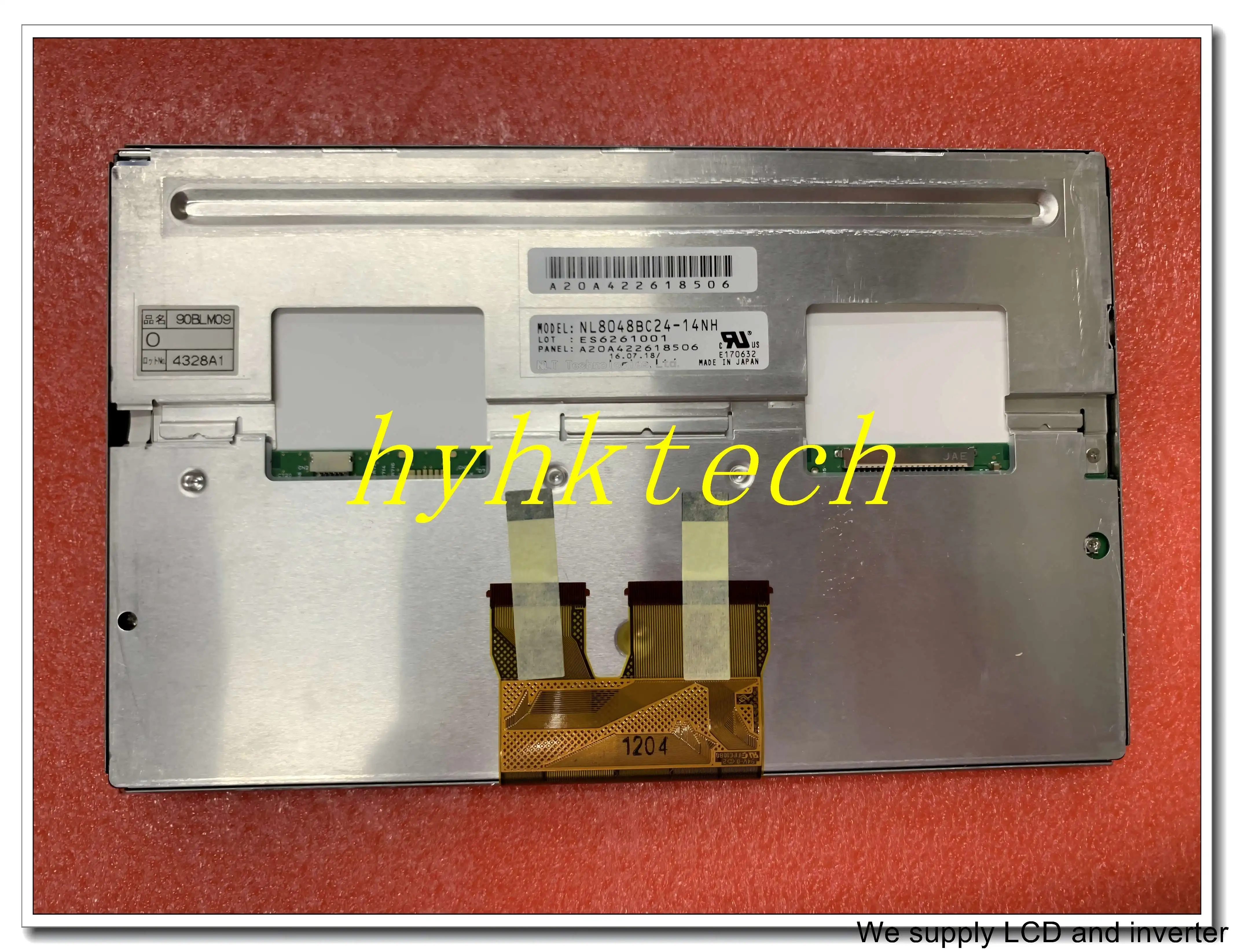 NL8048BC24-14NH  9.0 Inch LCD Screen 800*480 TFT Panel Fully Tested with Extended Warranty