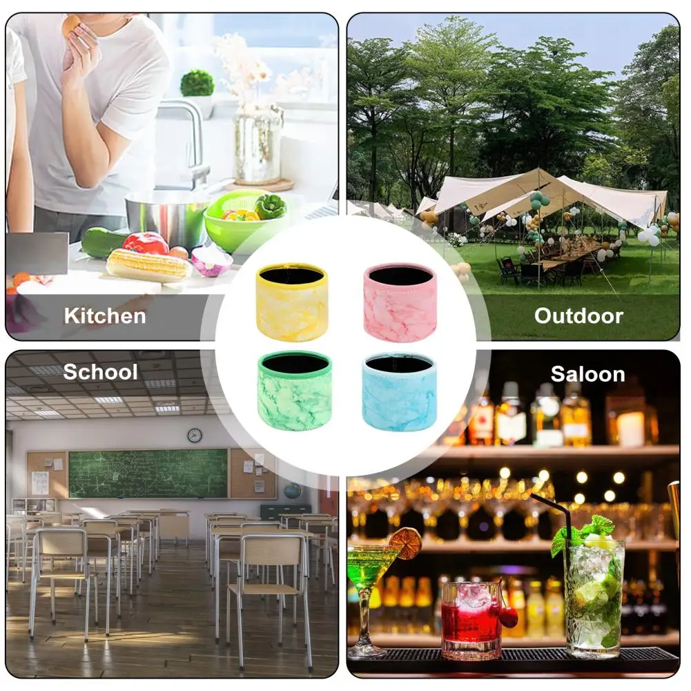 Juste de crème glacée et de pinte de sorbet, manchon de crème glacée en néoprène, ensemble de support de cuillère, crème ninja, refroidisseur isolé pour sorbet