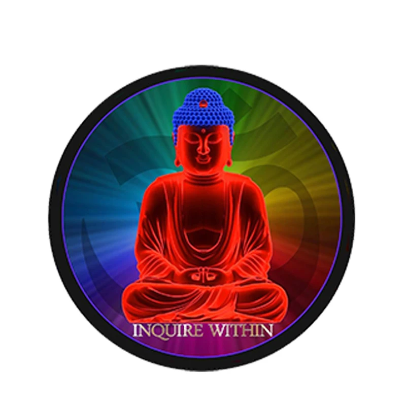 K342# Car Sticker Buddha Om Yoga Inquire Within Chakra Peace Reiki  Accessories Pegatinas Para Coche DIY Car Styling