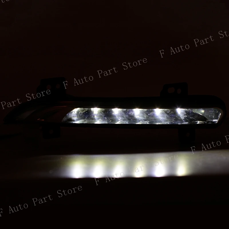 Day Light For Renault Fluence 2014 2015 2016 2017-2021 LED Front Bumper DRL Daytime Driving Running Lamp 266057986 266005976