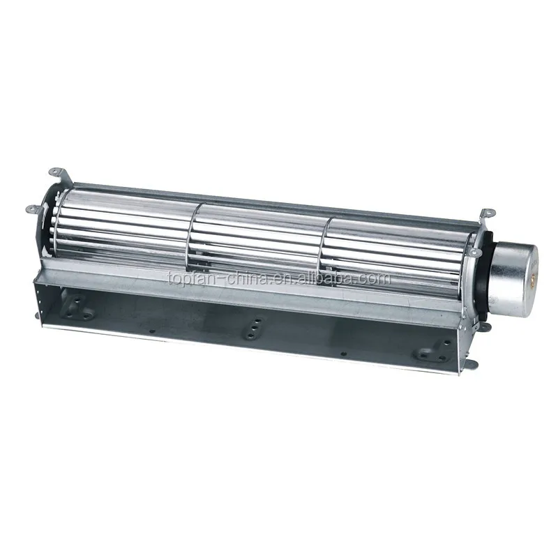 High Performance 60x240mm Cross Flow Fan with Dual Tangential Blower AC DC Motor 220 Volt Fireplace
