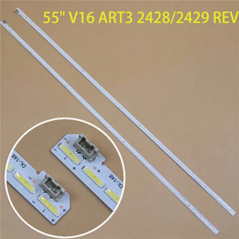 

TV LED Array Bar 55" V16 ART3 2428/2429 REV 0.3 6 L-Type Backlight Strip 6916L2428(9)A Array Bands AGF78646802 AGF80308401 Tapes