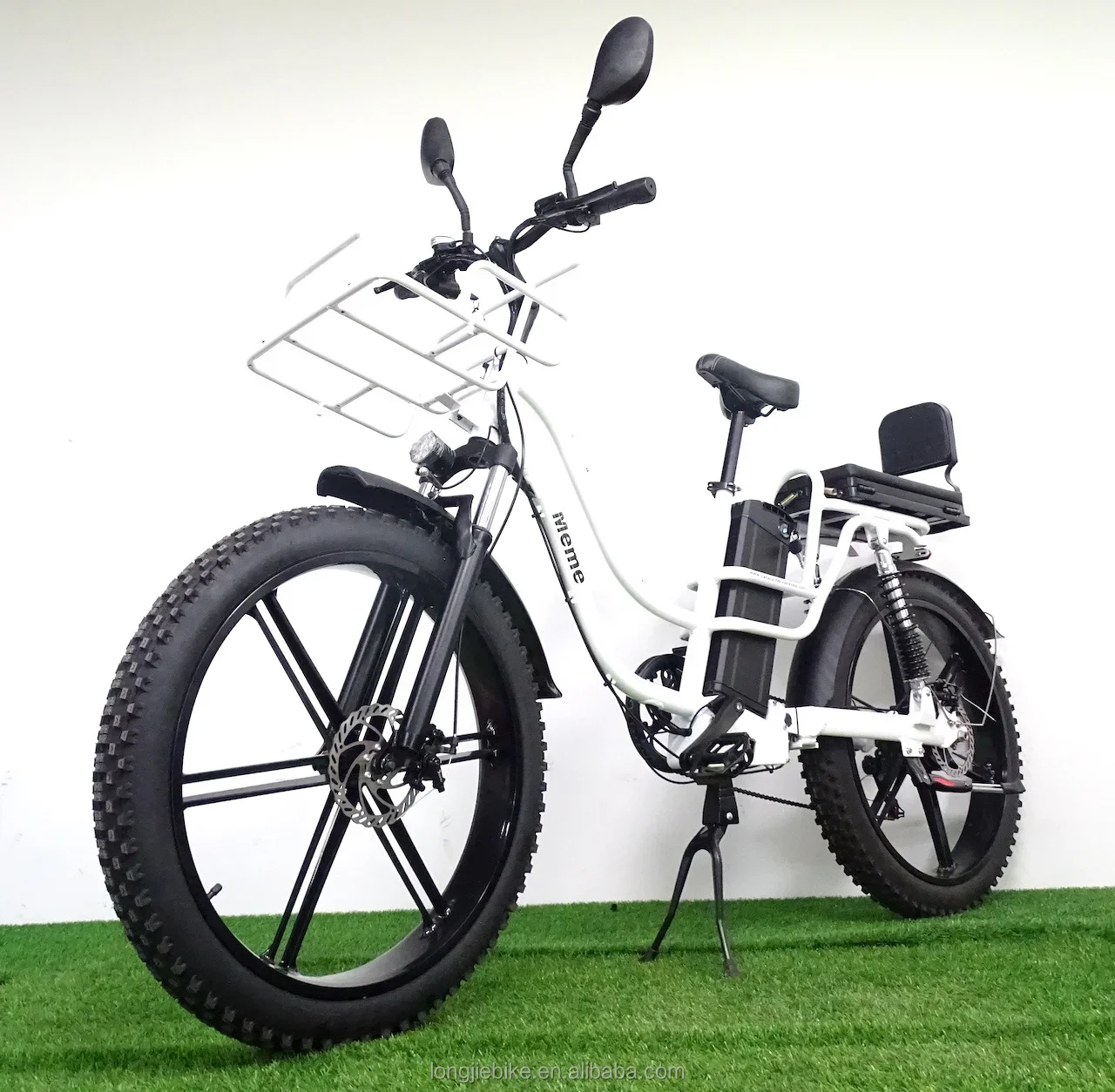 750w 48v Motor 20Ah Battery Front Basket Electric E Bikes Cargo Bikes Prices Delivery Bicycle