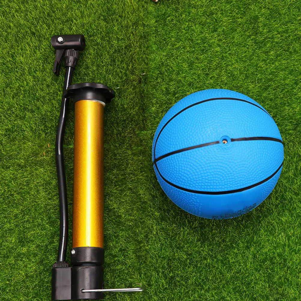 1 set Mini kit pompa bici durevole gonfiatore d'aria portatile per basket pompa a mano leggera sport bambini Montessori