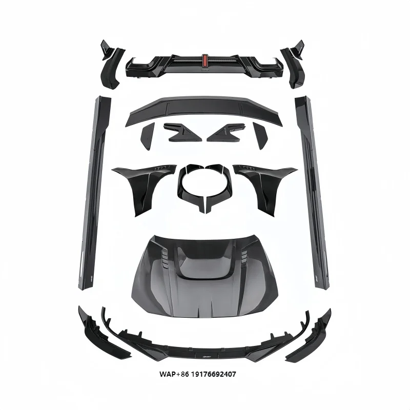 Suitable forBMW 4 Series G22 G23 Two Door Version Upgrade and Genuine Carbon Fiber Material Wide Body Surround Body Kit
