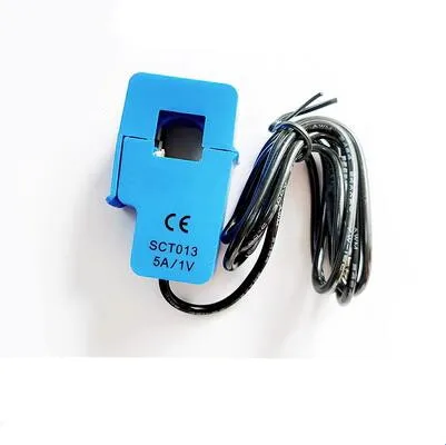 Sensor de corriente SCT013-000 SCT01315A 20A 30A 50A 60A 100A 50MA 50MA SCT-013 0-100A1V1% derivación o interruptor transformador de corriente 50HZ-15