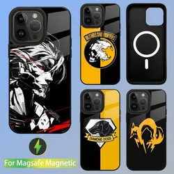 Game Metal Gear Solid Phone Case For iPhone 15,14,13,12,11,Plus,Pro,Max Mini Magsafe Magnetic Wireless Charging