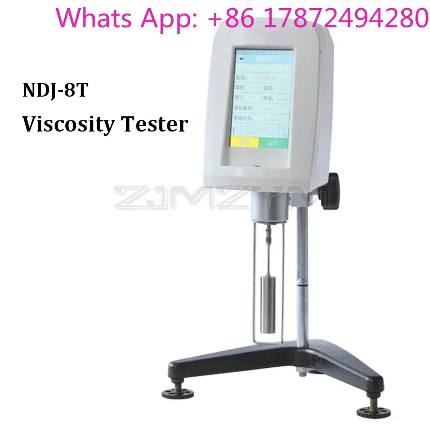 Adjustable Speed Rotational Viscometer, NDJ-5T/NDJ-8T Digital LCD Viscosity Tester for Industrial Materials Testing